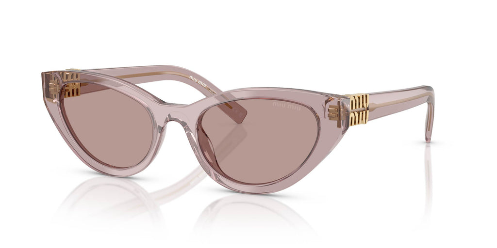 Miu Miu SMU A04 Mauve Transparent/Light Purple Brown #colour_mauve-transparent-light-purple-brown