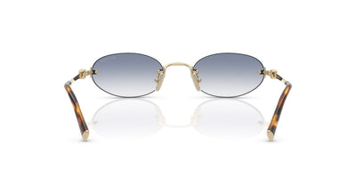Miu Miu SMU A54 Pale Gold/Clear Light Blue Gradient #colour_pale-gold-clear-light-blue-gradient