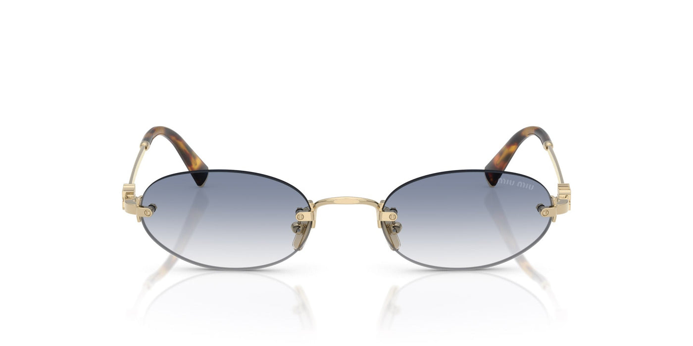 Miu Miu SMU A54 Pale Gold/Clear Light Blue Gradient #colour_pale-gold-clear-light-blue-gradient