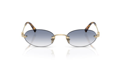 Miu Miu SMU A54 Pale Gold/Clear Light Blue Gradient #colour_pale-gold-clear-light-blue-gradient