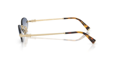 Miu Miu SMU A54 Pale Gold/Clear Light Blue Gradient #colour_pale-gold-clear-light-blue-gradient