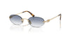 Miu Miu SMU A54 Pale Gold/Clear Light Blue Gradient #colour_pale-gold-clear-light-blue-gradient