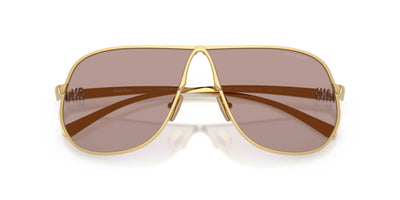Miu Miu SMU A56 Gold/Light Purple Brown #colour_gold-light-purple-brown