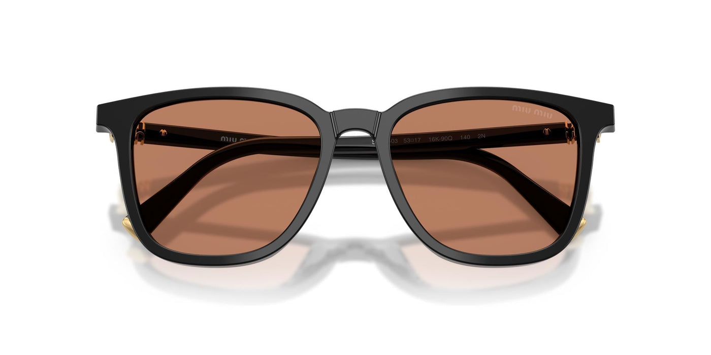 Miu Miu SMU B03 Black/Brown #colour_black-brown