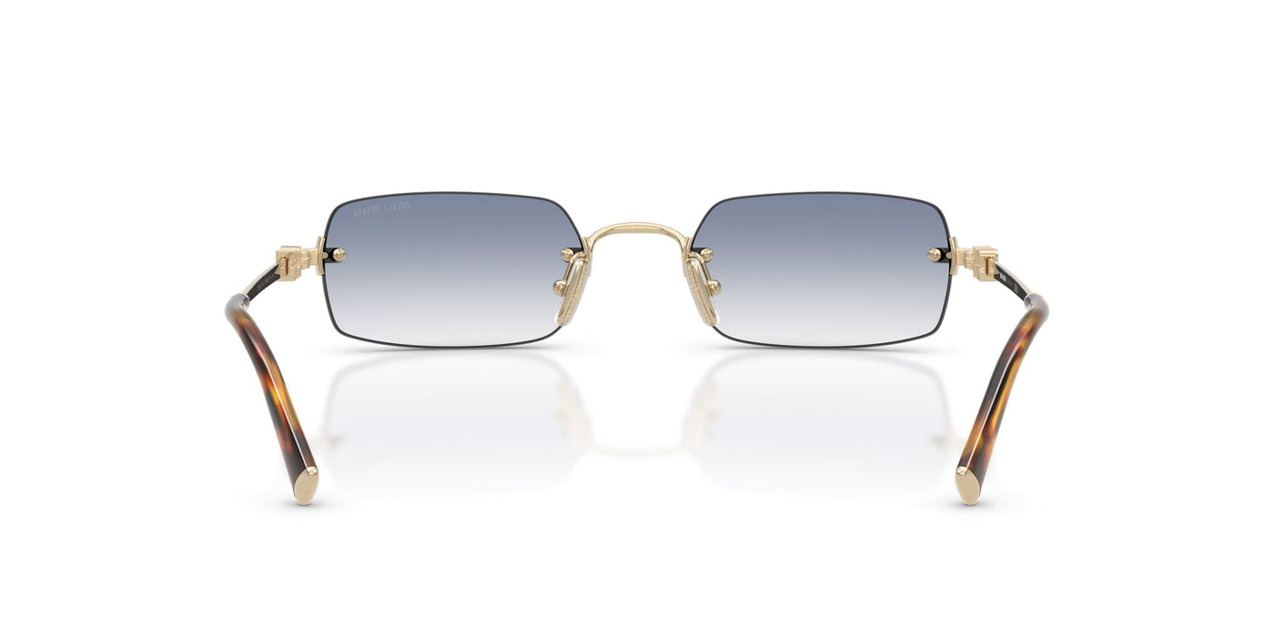 Miu Miu SMU B50 Pale Gold/Clear Light Blue Gradient #colour_pale-gold-clear-light-blue-gradient