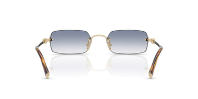 Miu Miu SMU B50 Pale Gold/Clear Light Blue Gradient #colour_pale-gold-clear-light-blue-gradient
