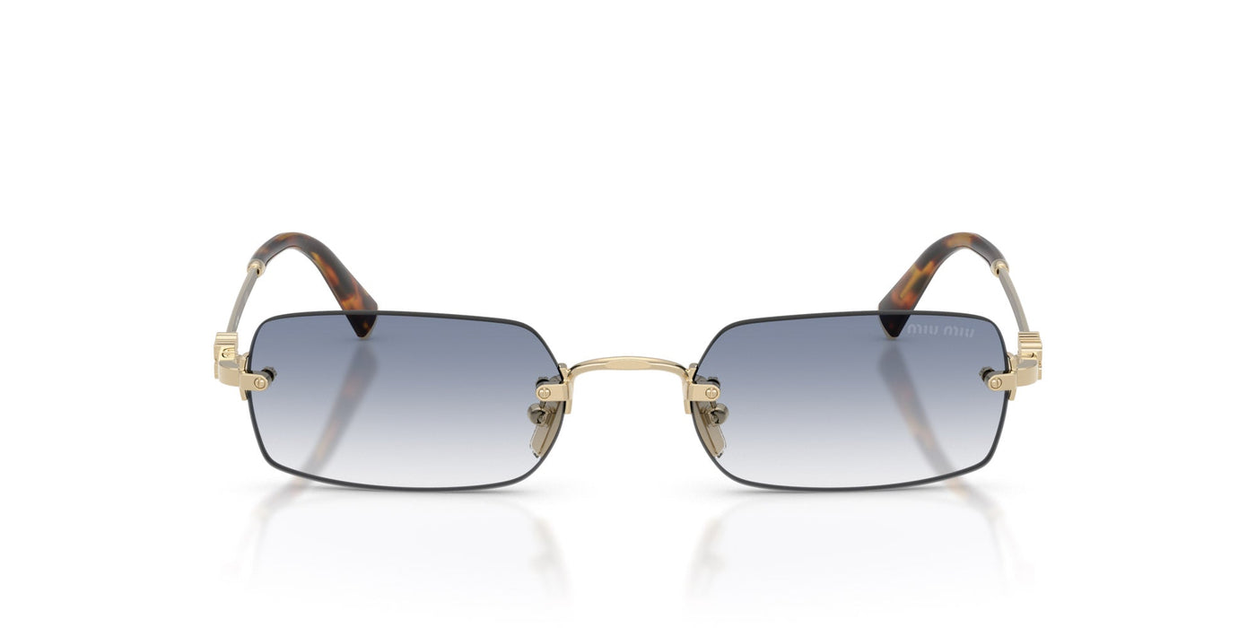 Miu Miu SMU B50 Pale Gold/Clear Light Blue Gradient #colour_pale-gold-clear-light-blue-gradient