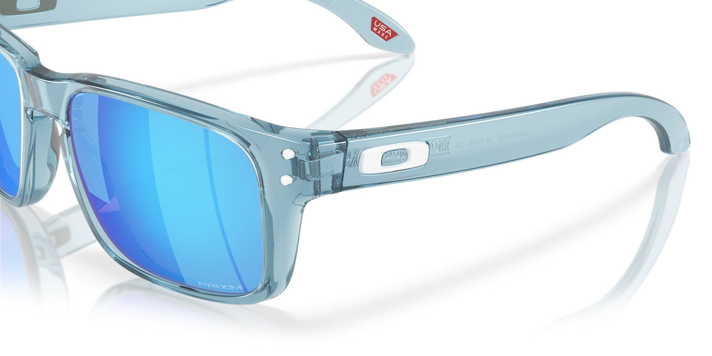 Oakley Junior Holbrook XXS OJ9014 Transparent Stonewash/Prizm Sapphire #colour_transparent-stonewash-prizm-sapphire