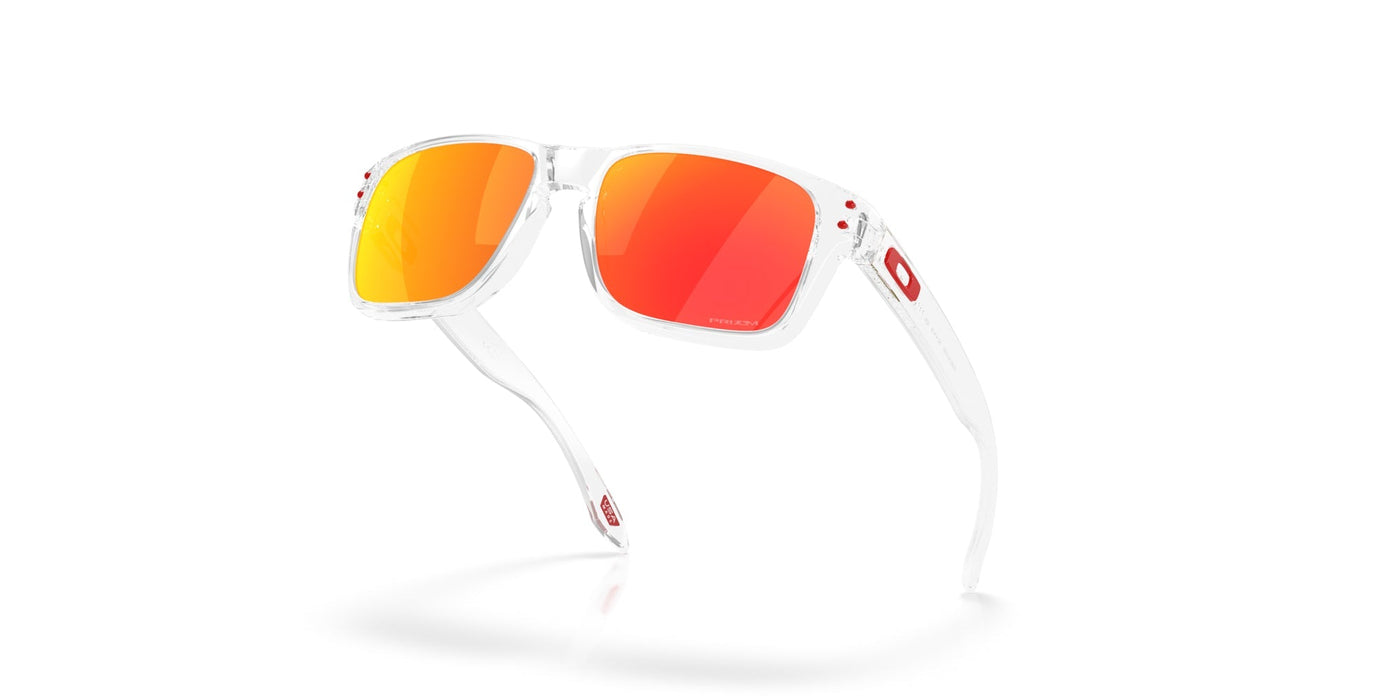 Oakley Junior Holbrook XXS OJ9014 Clear/Prizm Ruby #colour_clear-prizm-ruby