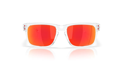 Oakley Junior Holbrook XXS OJ9014 Clear/Prizm Ruby #colour_clear-prizm-ruby