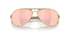 Oakley Feedback OO4079 Polished Gold/Prizm Rose Gold Polarised #colour_polished-gold-prizm-rose-gold-polarised