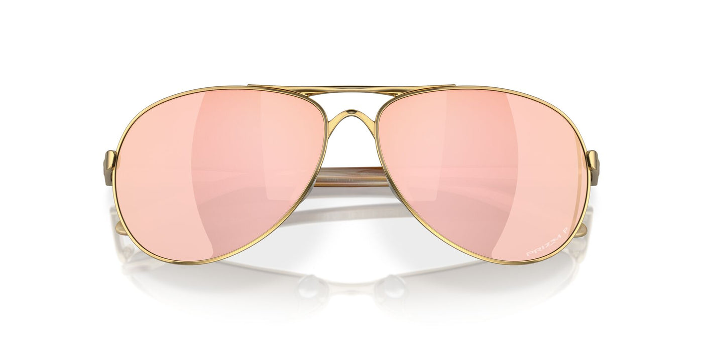 Oakley Feedback OO4079 Polished Gold/Prizm Rose Gold Polarised #colour_polished-gold-prizm-rose-gold-polarised