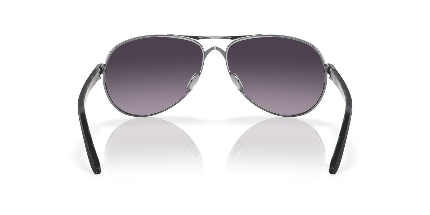 Oakley Feedback OO4079 Polished Chrome/Prizm Grey Gradient #colour_polished-chrome-prizm-grey-gradient