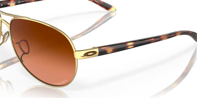 Oakley Feedback OO4079 Polished Gold/Prizm Brown Gradient #colour_polished-gold-prizm-brown-gradient