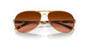 Oakley Feedback OO4079 Polished Gold/Prizm Brown Gradient #colour_polished-gold-prizm-brown-gradient