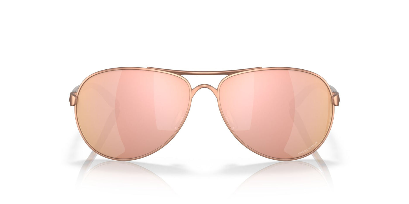 Oakley Feedback OO4079 Satin Rose Gold/Prizm Rose Gold #colour_satin-rose-gold-prizm-rose-gold