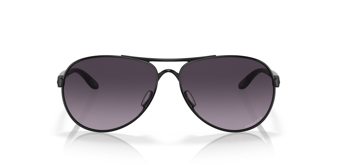 Oakley Feedback OO4079 Satin Black/Prizm Grey Gradient #colour_satin-black-prizm-grey-gradient