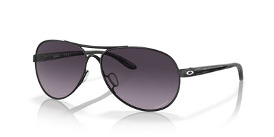 Oakley Feedback OO4079 Satin Black/Prizm Grey Gradient #colour_satin-black-prizm-grey-gradient