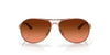 Oakley Feedback OO4079 Rose Gold/Prizm Brown Gradient #colour_rose-gold-prizm-brown-gradient