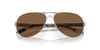 Oakley Feedback OO4079 Satin Chrome/Prizm Bronze #colour_satin-chrome-prizm-bronze