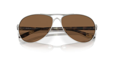 Oakley Feedback OO4079 Satin Chrome/Prizm Bronze #colour_satin-chrome-prizm-bronze