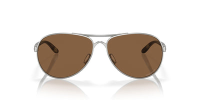 Oakley Feedback OO4079 Satin Chrome/Prizm Bronze #colour_satin-chrome-prizm-bronze