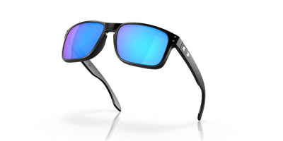 Oakley Holbrook OO9102 Matte Black/Prizm Sapphire Polarised #colour_matte-black-prizm-sapphire-polarised