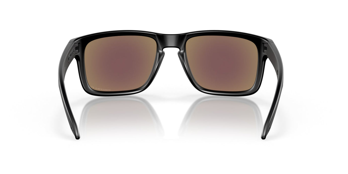 Oakley Holbrook OO9102 Matte Black/Prizm Sapphire Polarised #colour_matte-black-prizm-sapphire-polarised