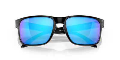 Oakley Holbrook OO9102 Matte Black/Prizm Sapphire Polarised #colour_matte-black-prizm-sapphire-polarised