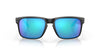 Oakley Holbrook OO9102 Matte Black/Prizm Sapphire Polarised #colour_matte-black-prizm-sapphire-polarised