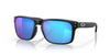 Oakley Holbrook OO9102 Matte Black/Prizm Sapphire Polarised #colour_matte-black-prizm-sapphire-polarised