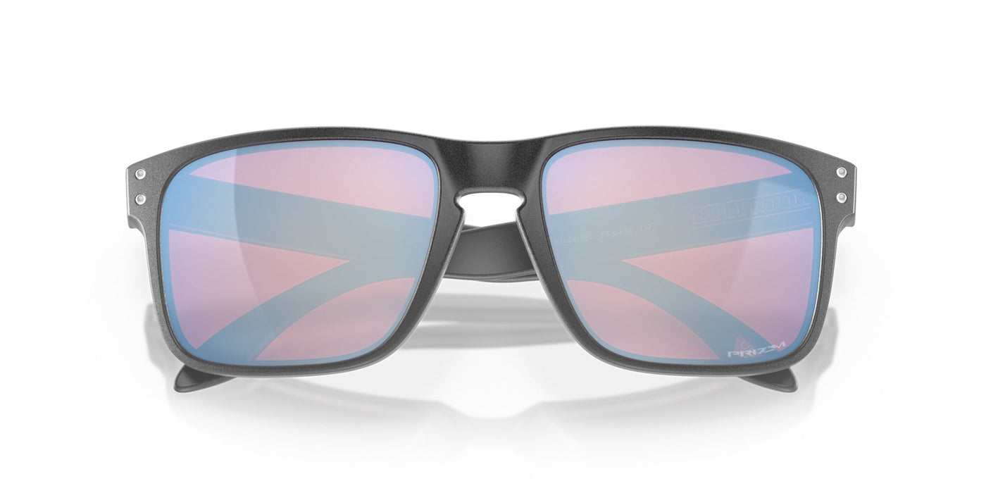 Oakley Holbrook OO9102 Steel/Prizm Snow Sapphire #colour_steel-prizm-snow-sapphire