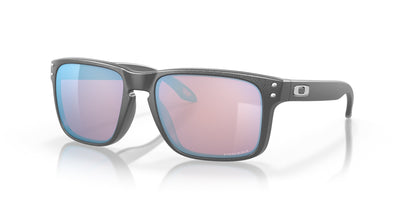 Oakley Holbrook OO9102 Steel/Prizm Snow Sapphire #colour_steel-prizm-snow-sapphire