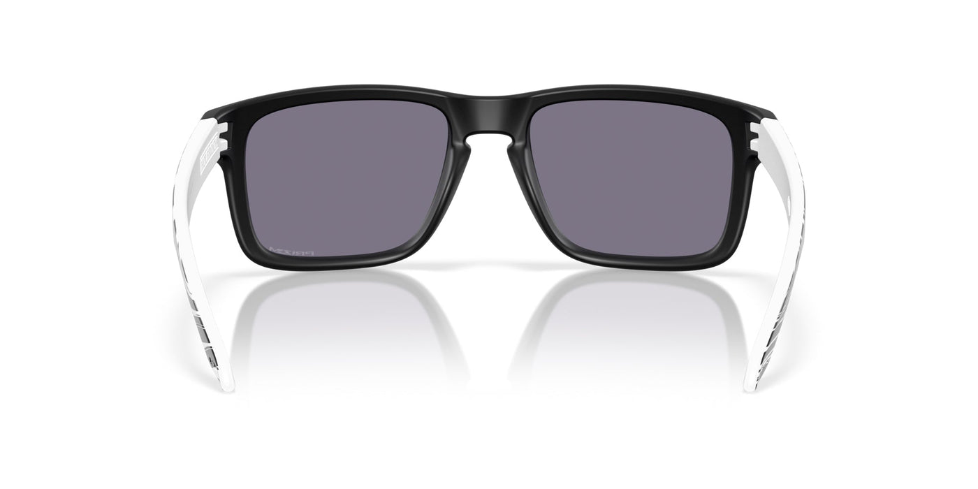 Oakley Holbrook OO9102 Matte Black-White/Prizm Grey #colour_matte-black-white-prizm-grey