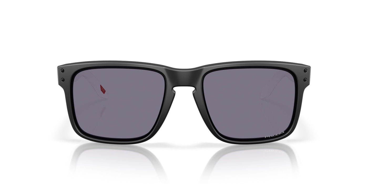 Oakley Holbrook OO9102 Matte Black-White/Prizm Grey #colour_matte-black-white-prizm-grey