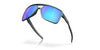 Oakley Castel OO9147 Matte Silver/Blue Colorshift/Prizm Sapphire #colour_matte-silver-blue-colorshift-prizm-sapphire