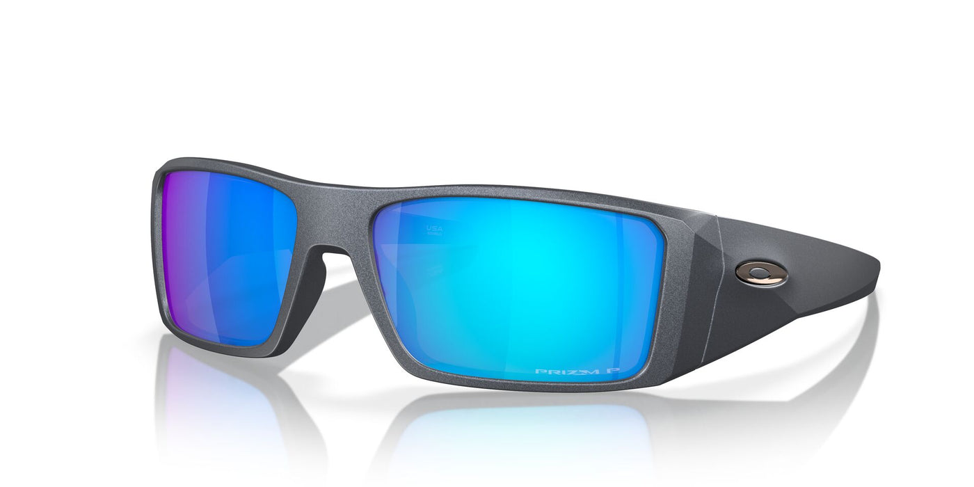 Oakley Heliostat OO9231 Blue Steel/Prizm Sapphire Polarised #colour_blue-steel-prizm-sapphire-polarised