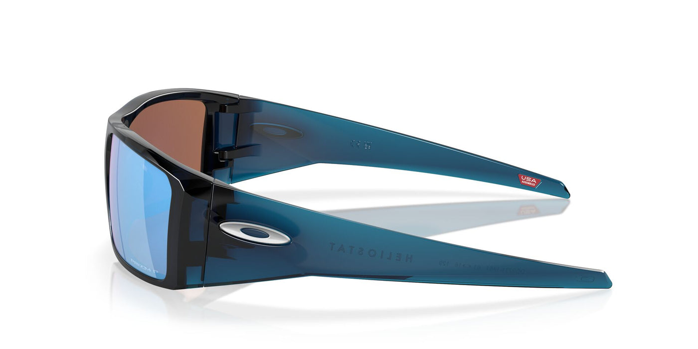 Oakley Heliostat OO9231 Transparent Poseidon/Prizm Deep Water Polarised #colour_transparent-poseidon-prizm-deep-water-polarised