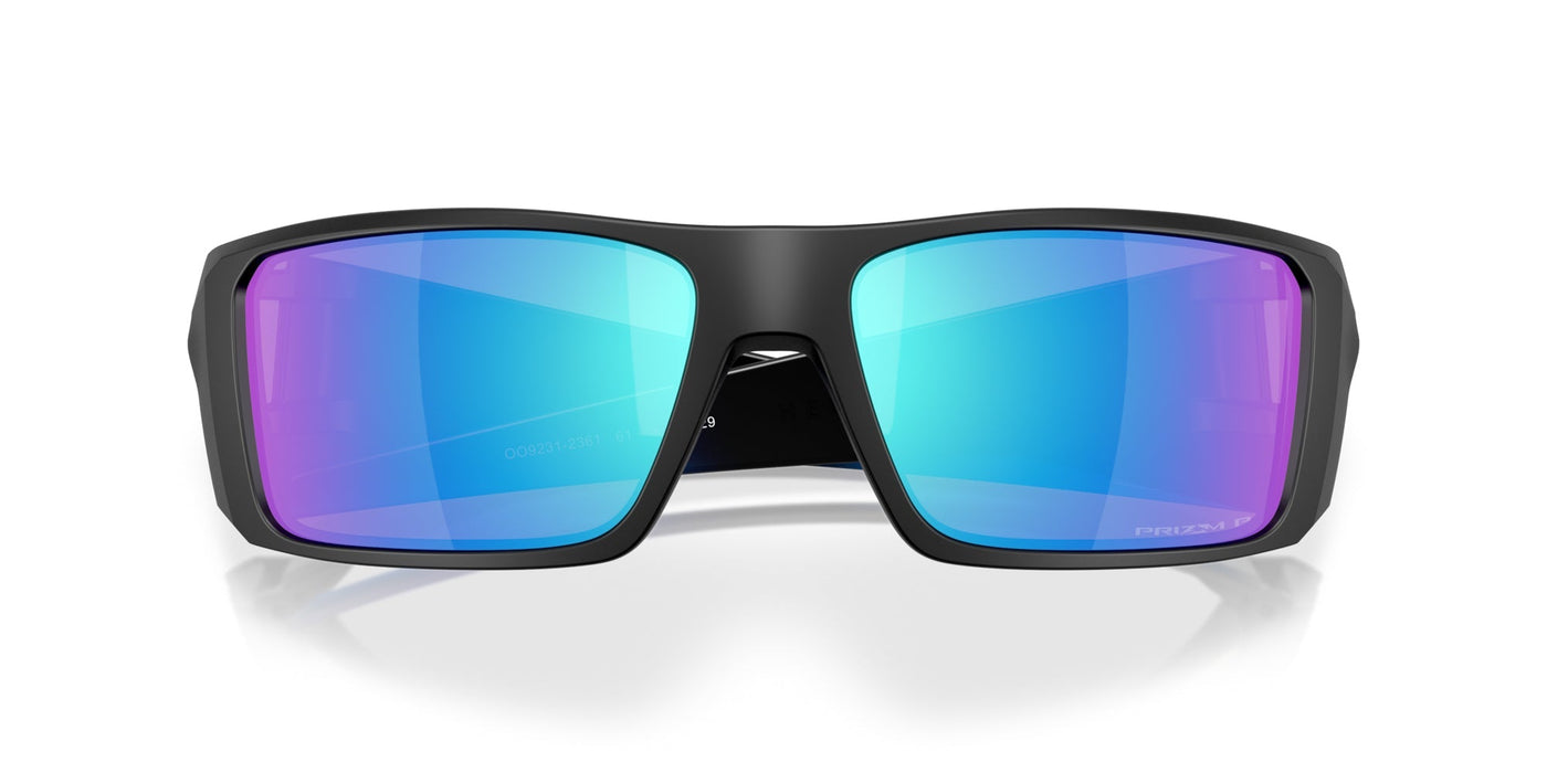 Oakley Heliostat OO9231 Matte Black/Prizm Sapphire Polarised #colour_matte-black-prizm-sapphire-polarised