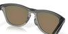 Oakley Frogskins Range OO9284 Matte Grey Smoke/Grey Ink/Prizm Ruby #colour_matte-grey-smoke-grey-ink-prizm-ruby
