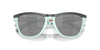 Oakley Frogskins Range OO9284 Matte Carbon/Blue Milkshake/Prizm Black #colour_matte-carbon-blue-milkshake-prizm-black