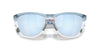 Oakley Frogskins Range OO9284 Transparent Stonewash/Prizm Deep Water Polarised #colour_transparent-stonewash-prizm-deep-water-polarised