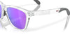 Oakley Frogskins Range OO9284 Matte Clear/Prizm Violet #colour_matte-clear-prizm-violet
