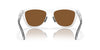 Oakley Frogskins Range OO9284 Matte Clear/Prizm Violet #colour_matte-clear-prizm-violet