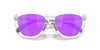 Oakley Frogskins Range OO9284 Matte Clear/Prizm Violet #colour_matte-clear-prizm-violet