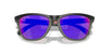 Oakley Frogskins Range OO9284 Matte Black/Matte Grey Smoke/Prizm Road #colour_matte-black-matte-grey-smoke-prizm-road