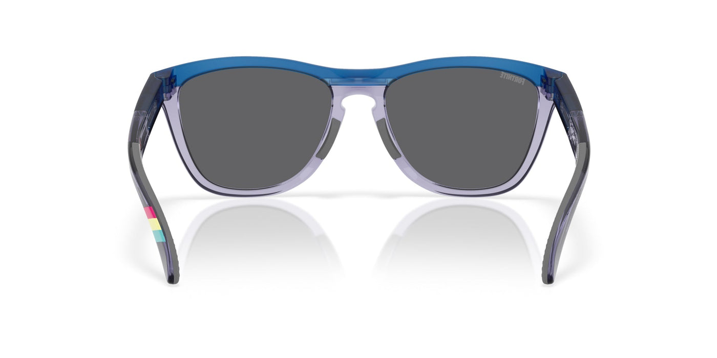 Oakley Frogskins Range OO9284 Matte Transparent Blue/Prizm Black #colour_matte-transparent-blue-prizm-black