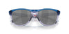 Oakley Frogskins Range OO9284 Matte Transparent Blue/Prizm Black #colour_matte-transparent-blue-prizm-black