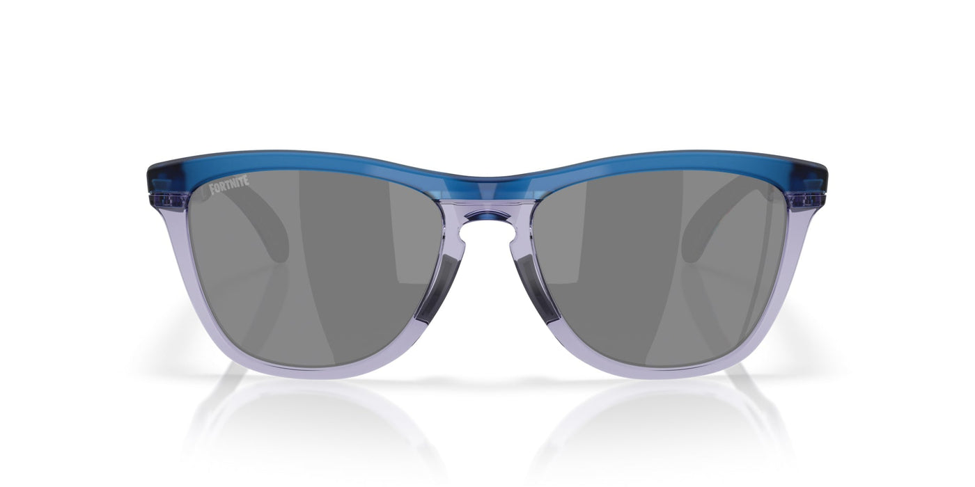 Oakley Frogskins Range OO9284 Matte Transparent Blue/Prizm Black #colour_matte-transparent-blue-prizm-black