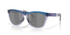 Oakley Frogskins Range OO9284 Matte Transparent Blue/Prizm Black #colour_matte-transparent-blue-prizm-black